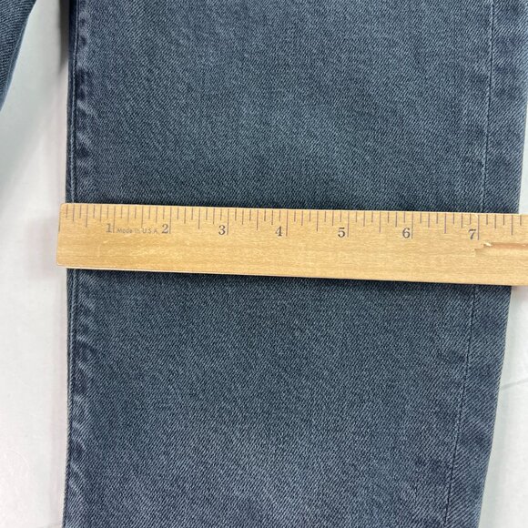 AGOLDE Jean Women's 27x26* Toni Mid Rise Straight Crop Black Faded Denim Tag 26 - Picture 13 of 16